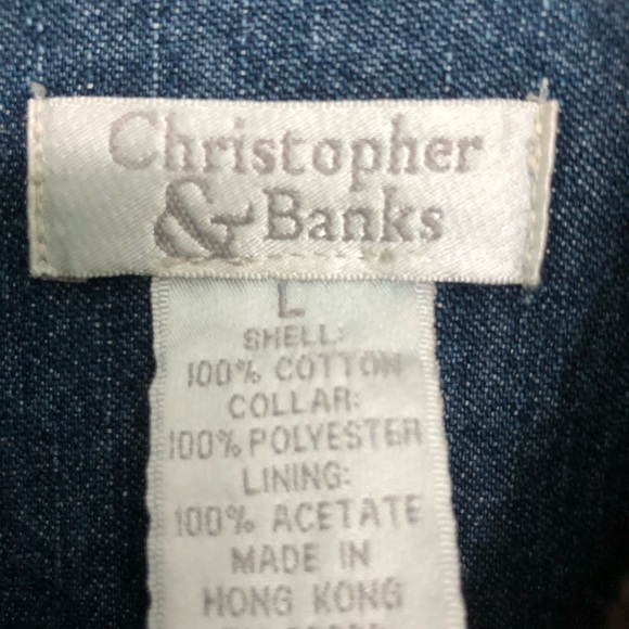 Christopher & Banks Jean Jacket - Picture 8 of 8